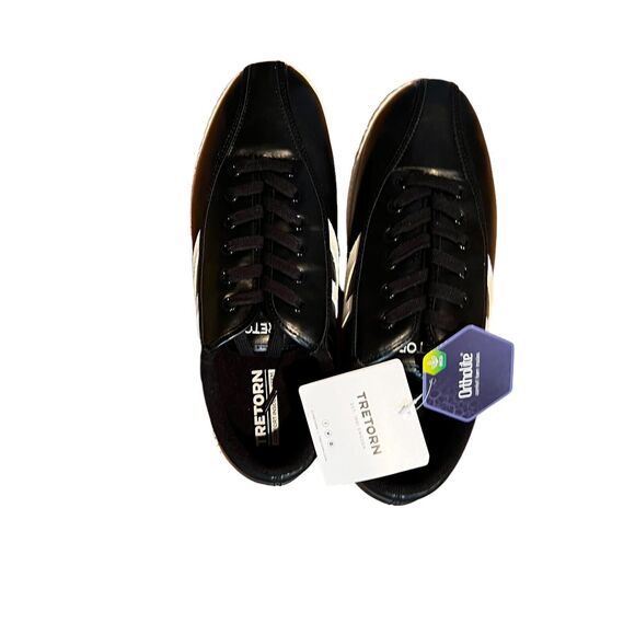 NEW Tretorn Womens Sneakers Size 10 Black Elite Plus NIB Ortholite Comfort - Picture 2 of 12